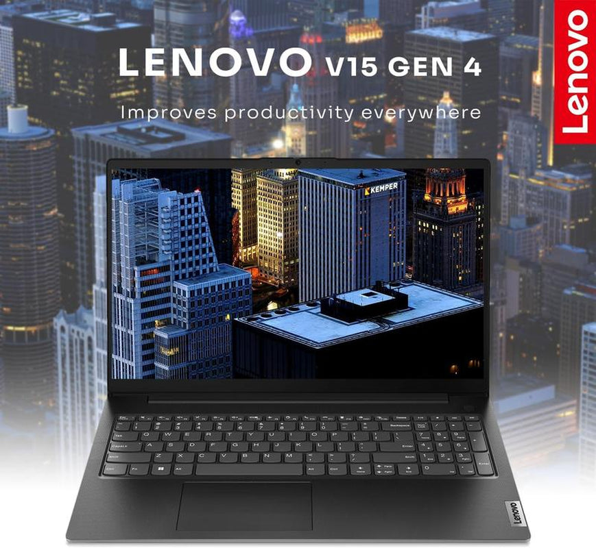 Lenovo V15 Gen 4 Business Laptop - Powerful AMD Ryzen 5, 15.6" FHD Display, 1TB SSD, Windows 11 Pro, and 1 Year Accidental Damage Protection