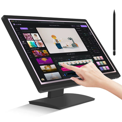 24-Inch FHD 1080P IPS Office Monitor with 100Hz Refresh Rate, HDMI Connectivity, Frameless Design, VESA Mountable, and Built-In Speakers