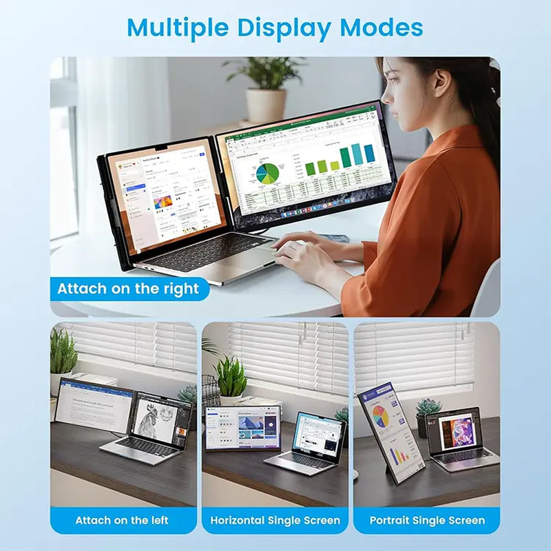 P5 Dual Screen Portable Monitor Screen 15.6 Inch