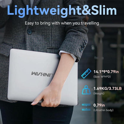 15.6" Power Laptop - 12GB RAM, 512GB SSD, FHD IPS, 4 Speakers, 38WH, Dual USB3.0, Win 11 Laptop on Clearance