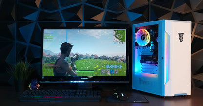 Rebel 4.0 Gaming PC - AMD Ryzen 7 (4.1Ghz), RTX 4060 8GB, 32GB DDR4, 1TB SSD, Desktop White