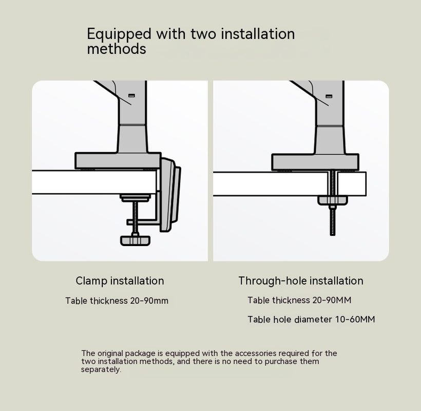 Dual Screen Monitor Screen Bracket