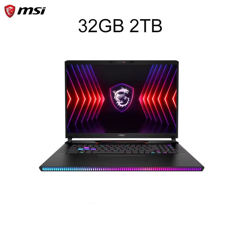 2024 MSI Raider GE68 HX Gaming Laptop 16 Inch 4K UHD 120Hz Mini LED Screen Notebook I9-14900Hx 32GB 2TB RTX4080 Netbook Computer