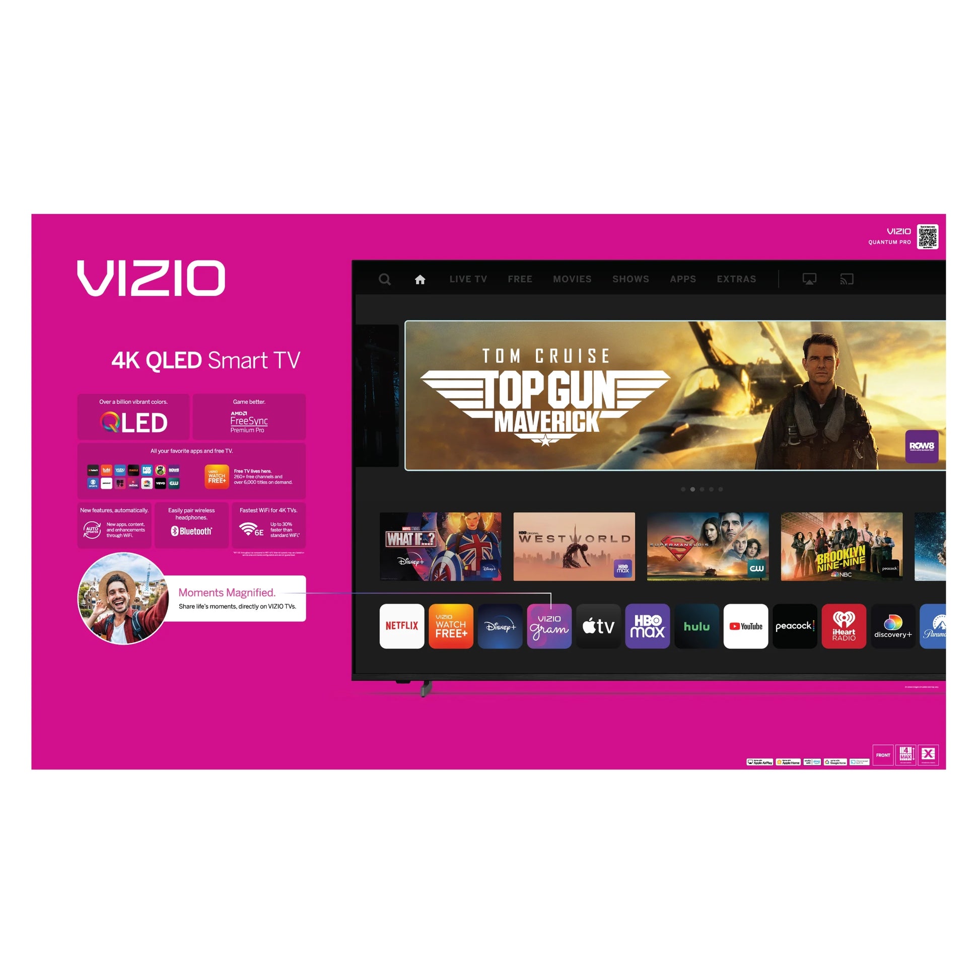 75" Class Quantum Pro 4K QLED HDR Smart TV (VQP75C-84)