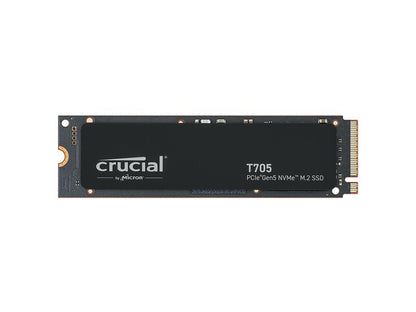 Crucial T705 1TB Pcie Gen5 Nvme M.2 SSD - up to 13,600 Mb/S - Game Ready - Internal Solid State Drive (PC) - +1Mo Adobe CC - CT1000T705SSD3