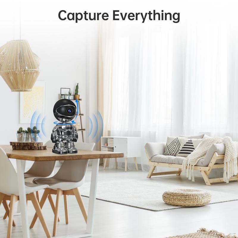 3MP Home Security Indoor Camera with Motion Detection and AI Human Detection Cable