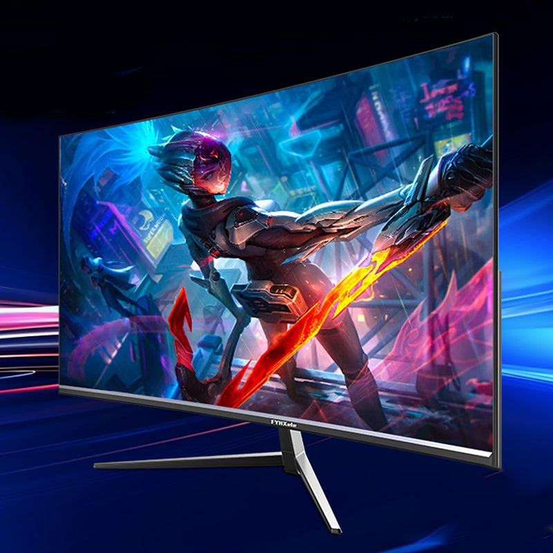 FY32QHC 32 Inch Curved Gaming Monitor QHD 165Hz 1Ms VA Panel AMD Freesync 2800R Curvature VESA Mount Hd/Dp/Usb/Audio Ports High Contrast Ratio Immersive Gaming Screen Monitors