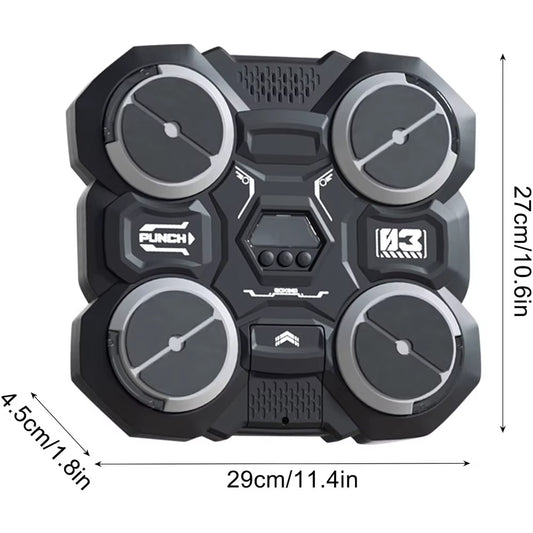 Bluetooth-Enabled Smart Music Boxing Machine for Children - Wall-Mounted Design