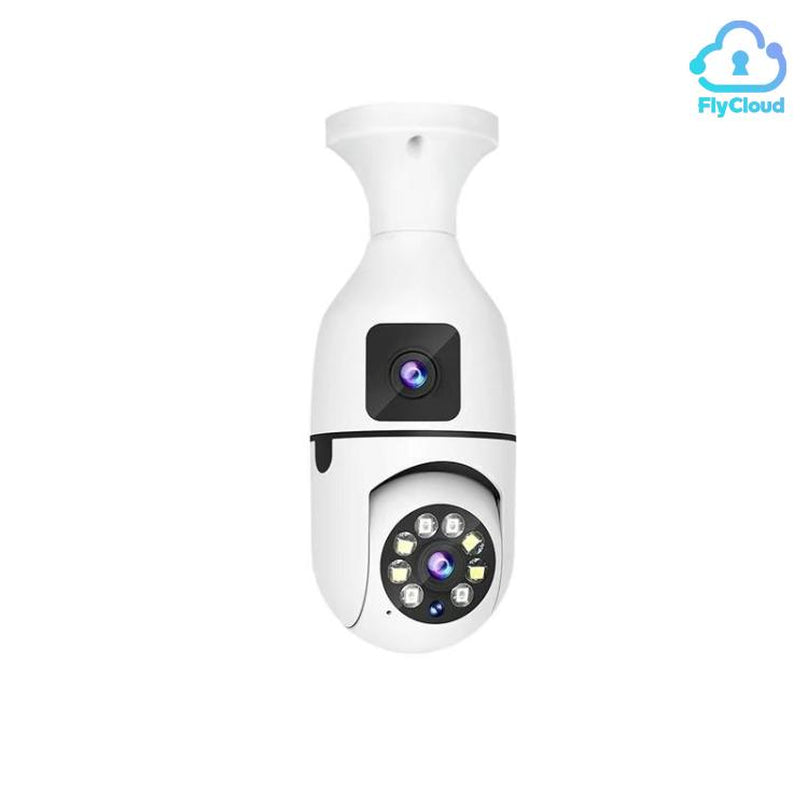 Flycloud 1080P HD Light Bulb Security Camera Wifi Wireless Outdoor Indoor Cameras for Home Security Camara De Seguridad