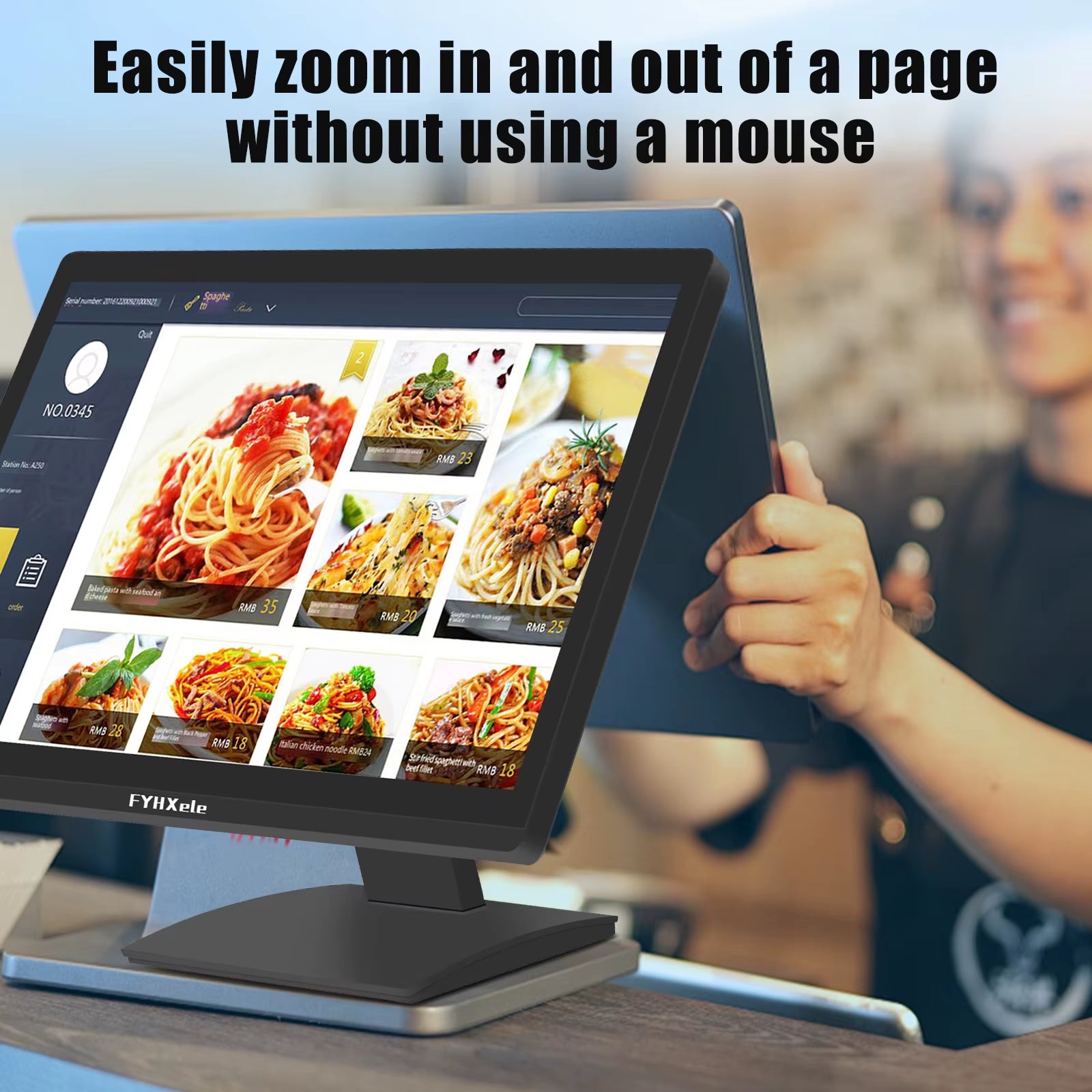 24-Inch FHD 1080P IPS Office Monitor with 100Hz Refresh Rate, HDMI Connectivity, Frameless Design, VESA Mountable, and Built-In Speakers