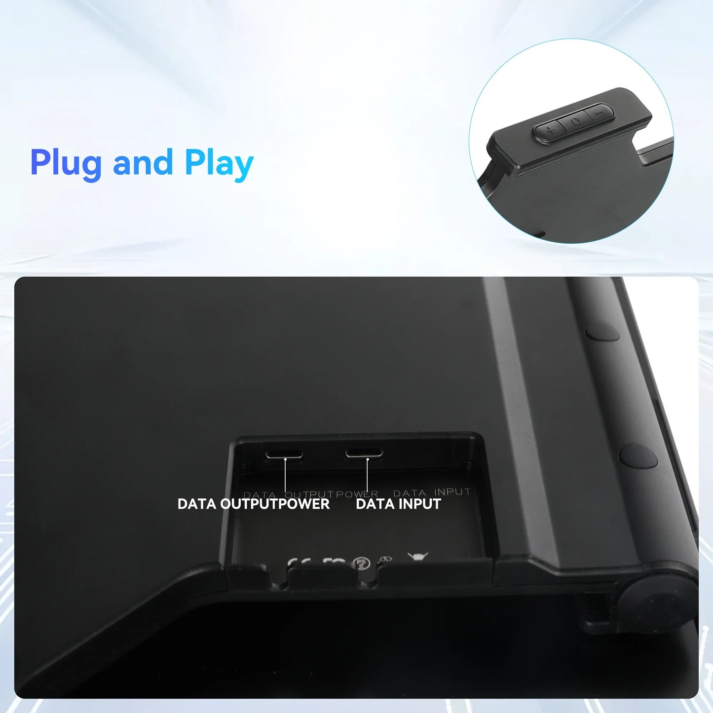 14-Inch Triple Dual FHD 1080P IPS Portable Monitor for 13.3-17.3 Inch Laptops - Compatible with Windows, MacBook, Chrome, and Android