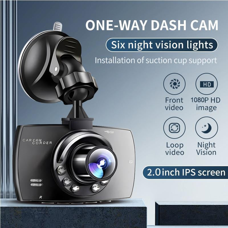 Full HD 1080P Car DVR Recorder, Wide Angle View Car DVR with IR Night Vision, Loop Recording Car DVR with Motion-Detection