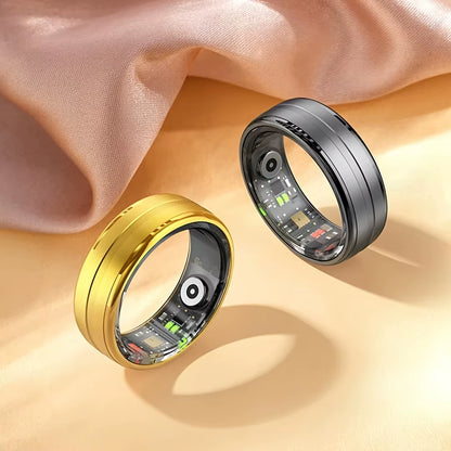 Smart Ring with Wireless Connectivity, Sports Mode, Sleep Monitoring, and Extended Range - Ideal Couples Gift