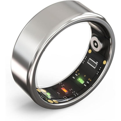 Smart Ring with Health Tracking, Multisport Modes - Ultra Waterproof IP68, 7 Days Life, Ideal Gifts - App Compatible Android Ios Metal Wearable
